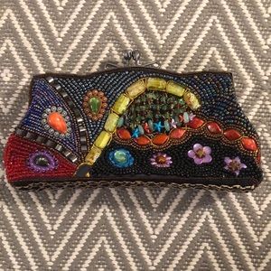 Far Nine Vintage Beaded Clutch